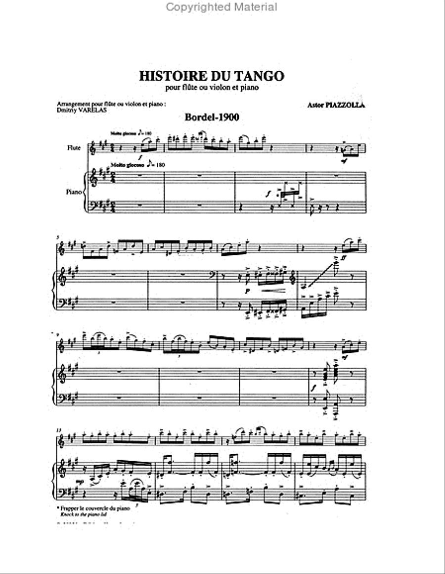 Histoire Du Tango Flute scores gallery preview page 2
