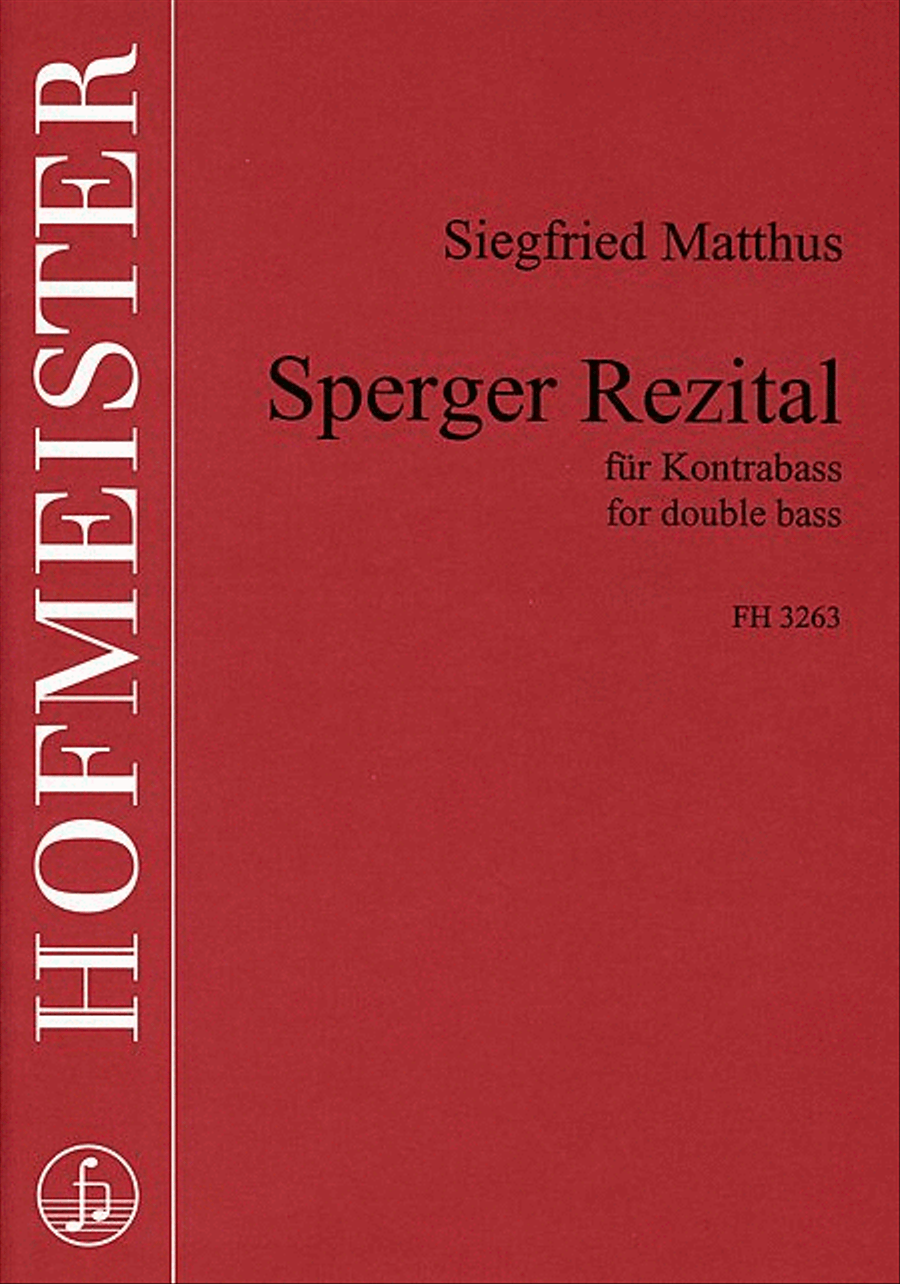 Sperger-Rezital