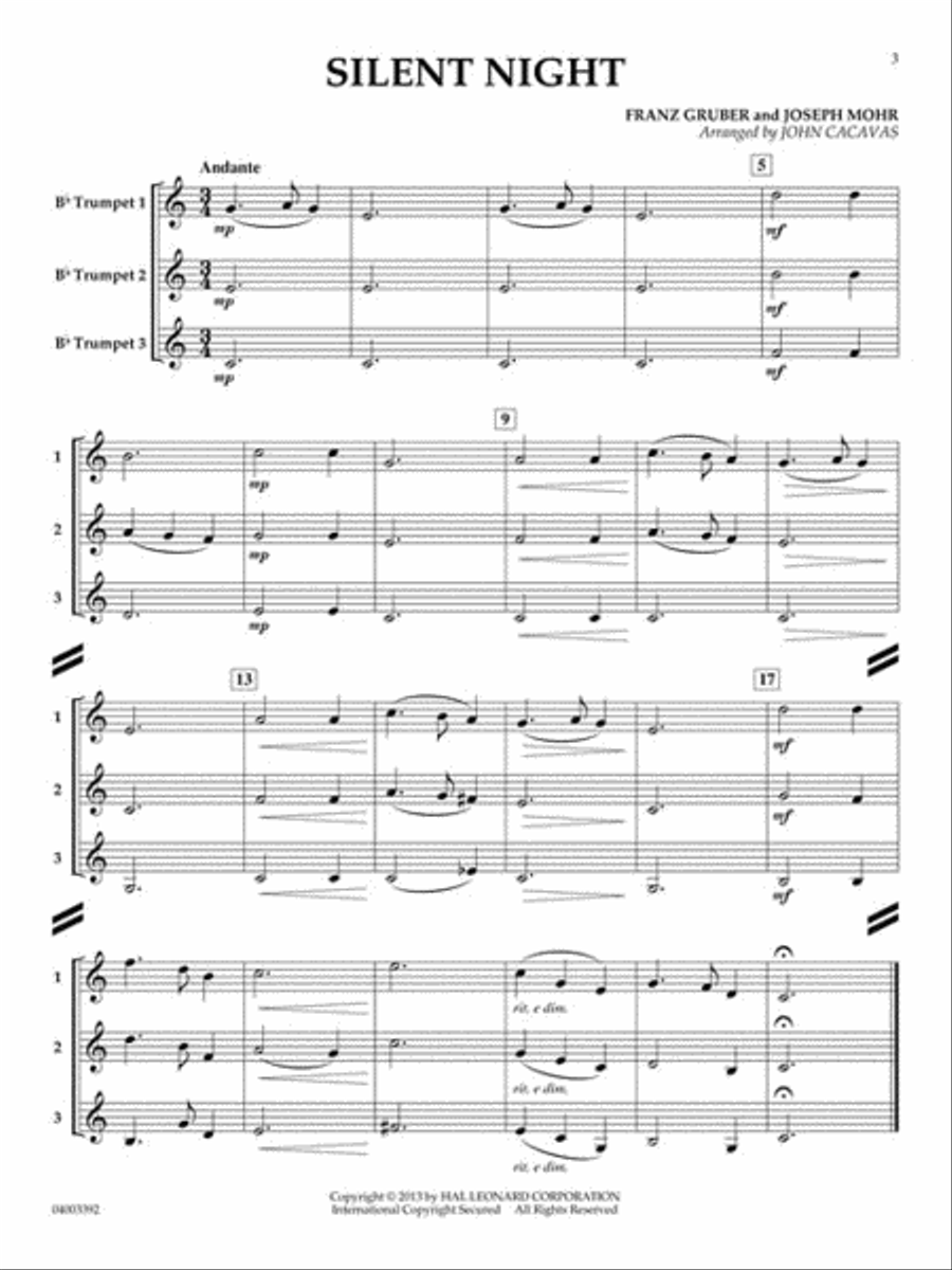 Fun and Easy Trios for Trumpet Trumpet Trio scores gallery preview page 3