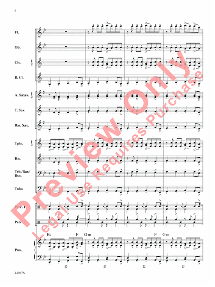 Tango Argentina Concert Band scores gallery preview page 7