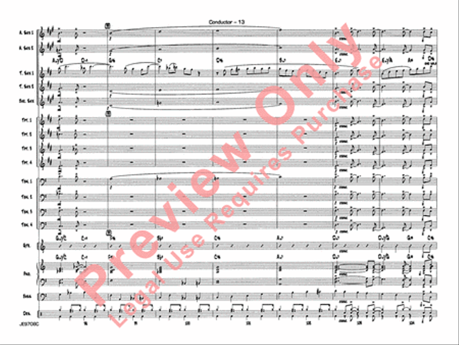Cute Cute Jazz Ensemble scores gallery preview page 15