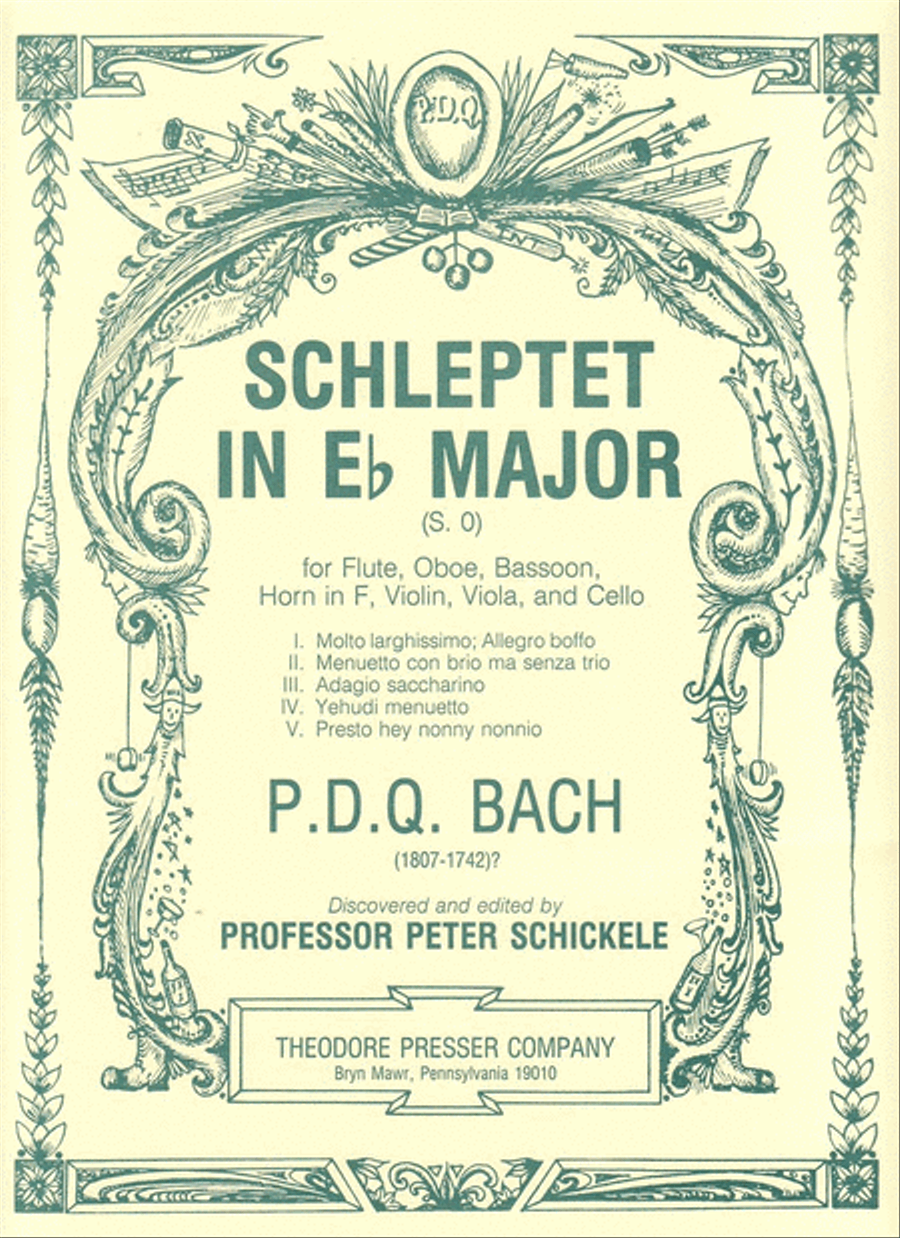 Schleptet in E-Flat Major Chamber Music scores gallery preview page 1