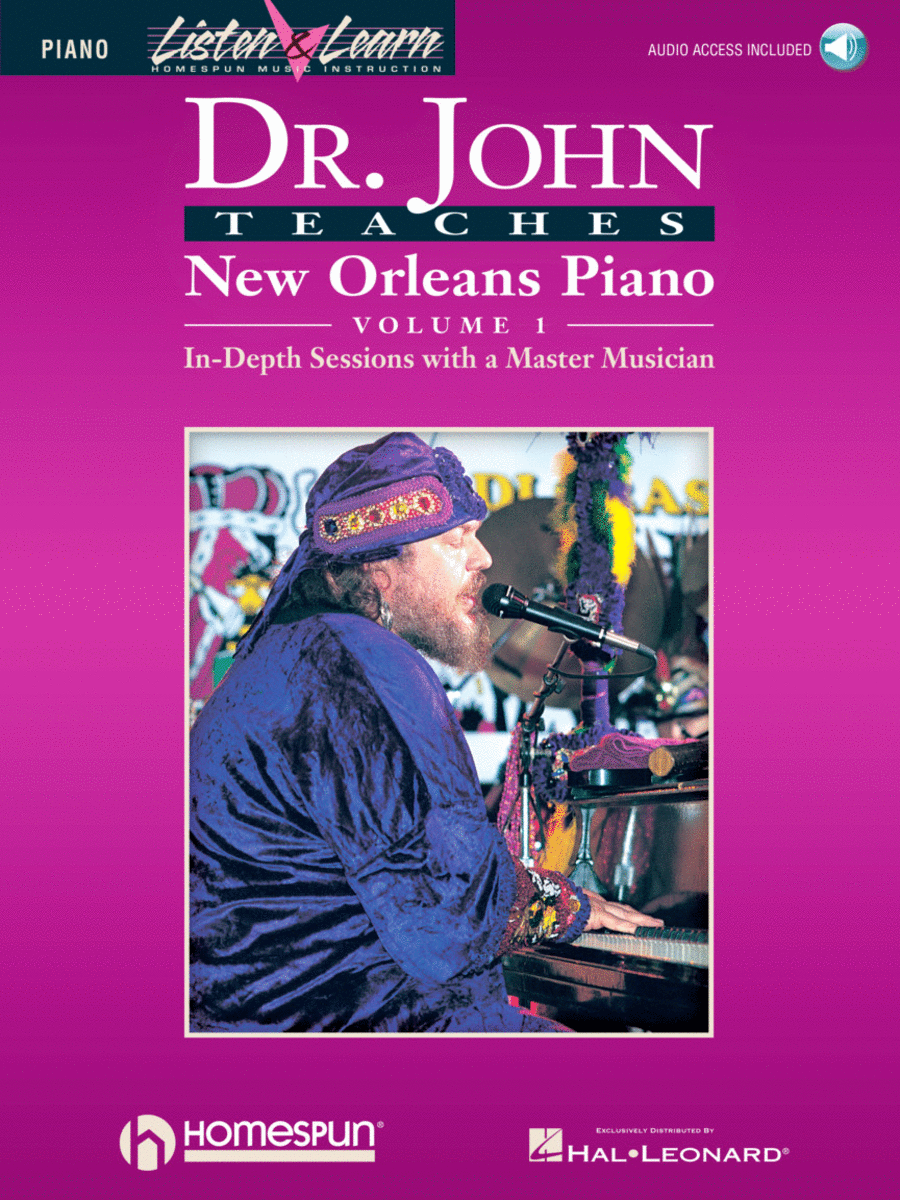 Dr. John Teaches New Orleans Piano – Volume 1 image number null