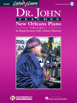 Book cover for Dr. John Teaches New Orleans Piano – Volume 1