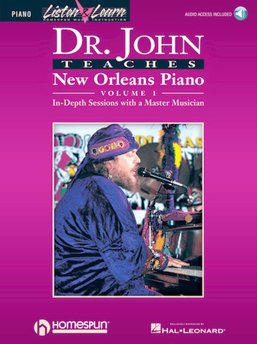 Dr. John Teaches New Orleans Piano – Volume 1