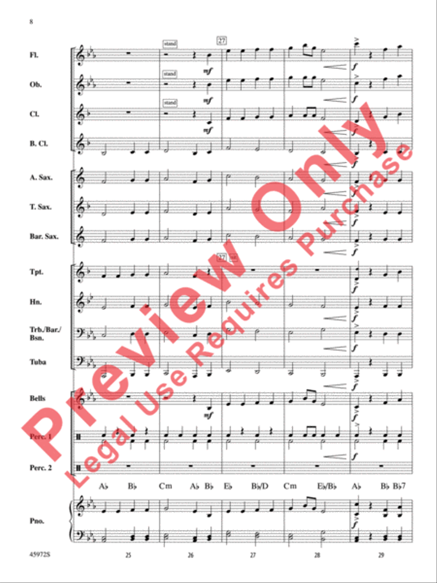 Pop Goes the Band Pop Goes the Band Concert Band scores gallery preview page 9