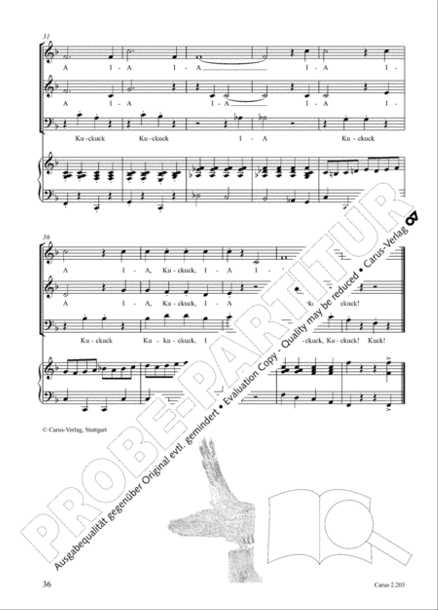 Loreley. Folk songs for choir (Loreley. Volkslieder fur Chor) Choir scores gallery preview page 43