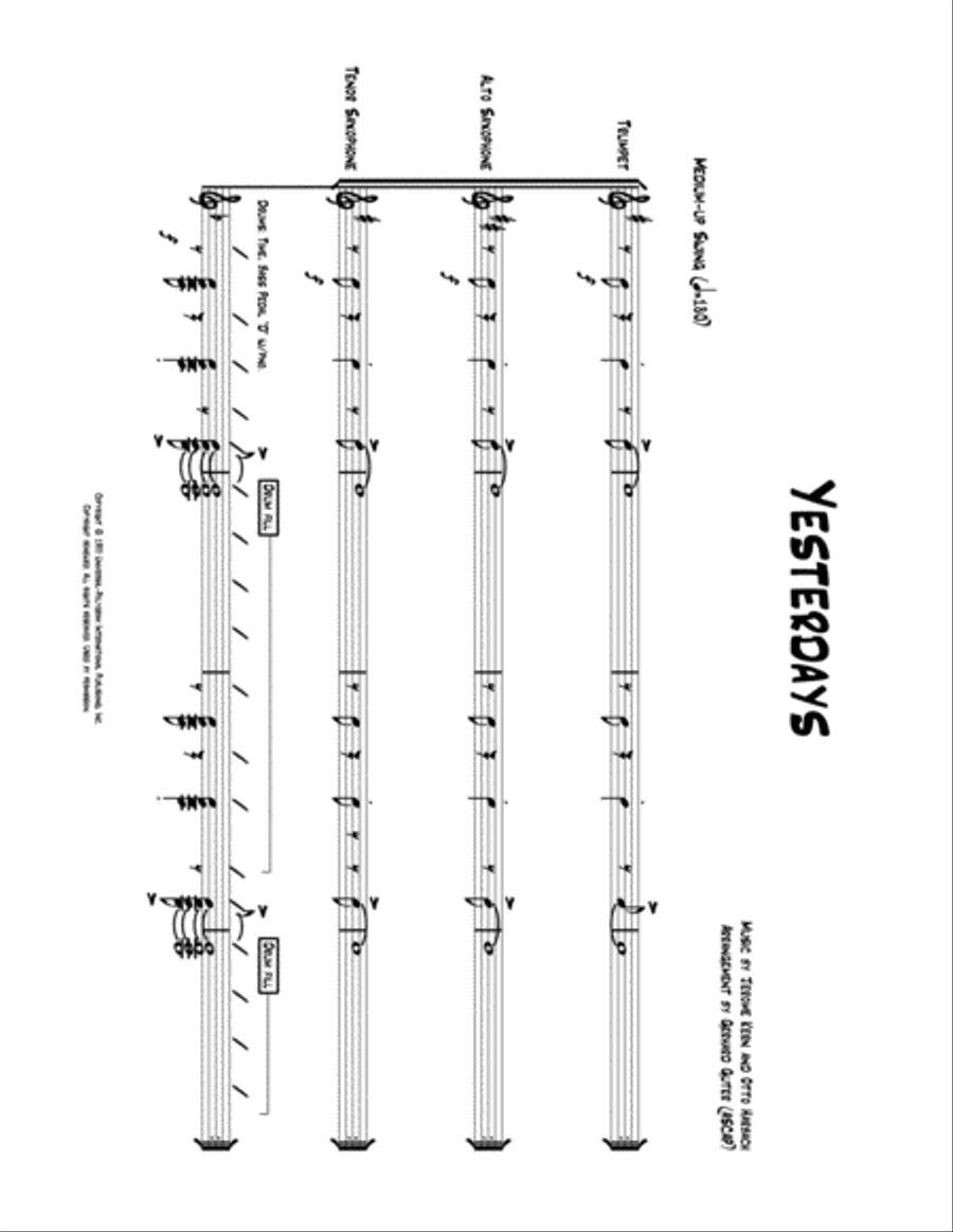 Yesterdays Jazz Ensemble scores gallery preview page 3