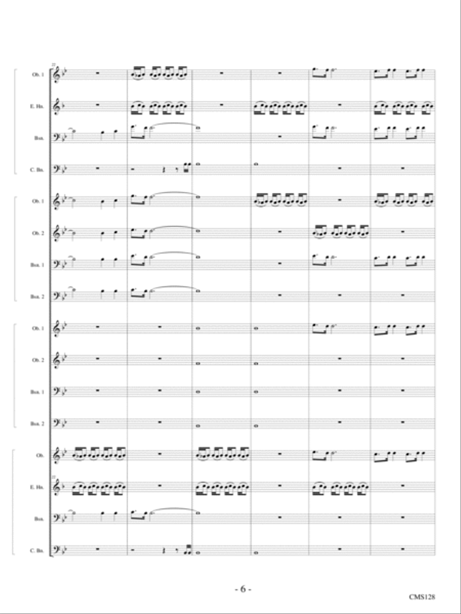 Echo of the Spheres English Horn scores gallery preview page 6