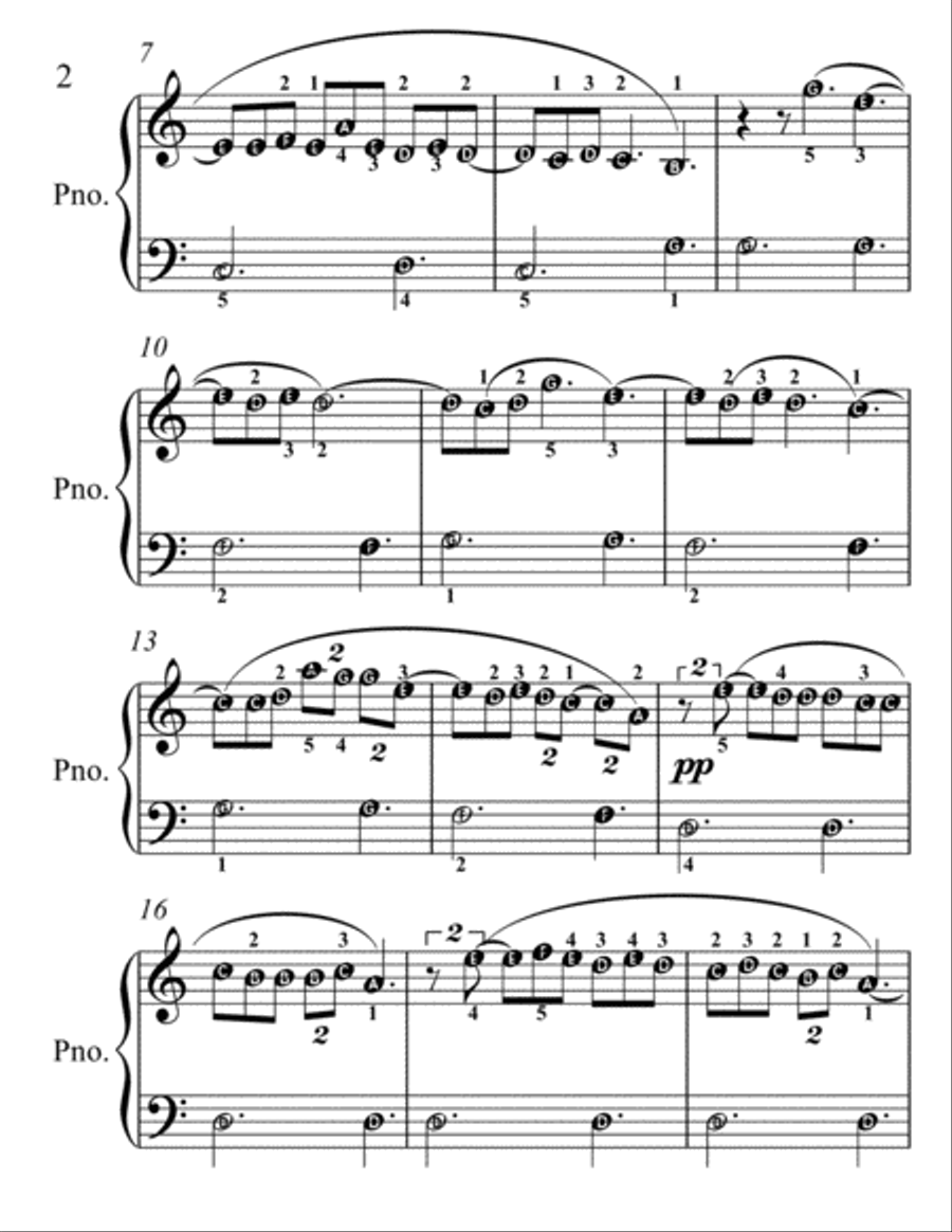 Petite Classics for Easiest Piano Booklet Q1 Easy Piano scores gallery preview page 4