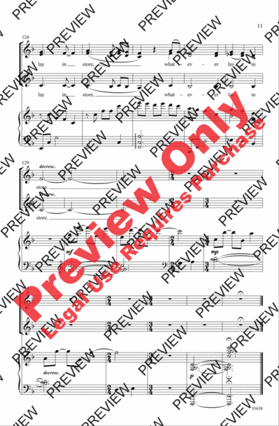 Your Love Was a River Women's Choir scores gallery preview page 10