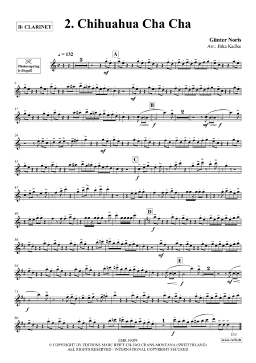 12 Greatest Dance Party Hits Clarinet Solo scores gallery preview page 3