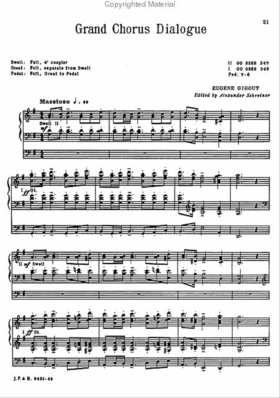 French Masterworks for Organ Organ Solo scores gallery preview page 5