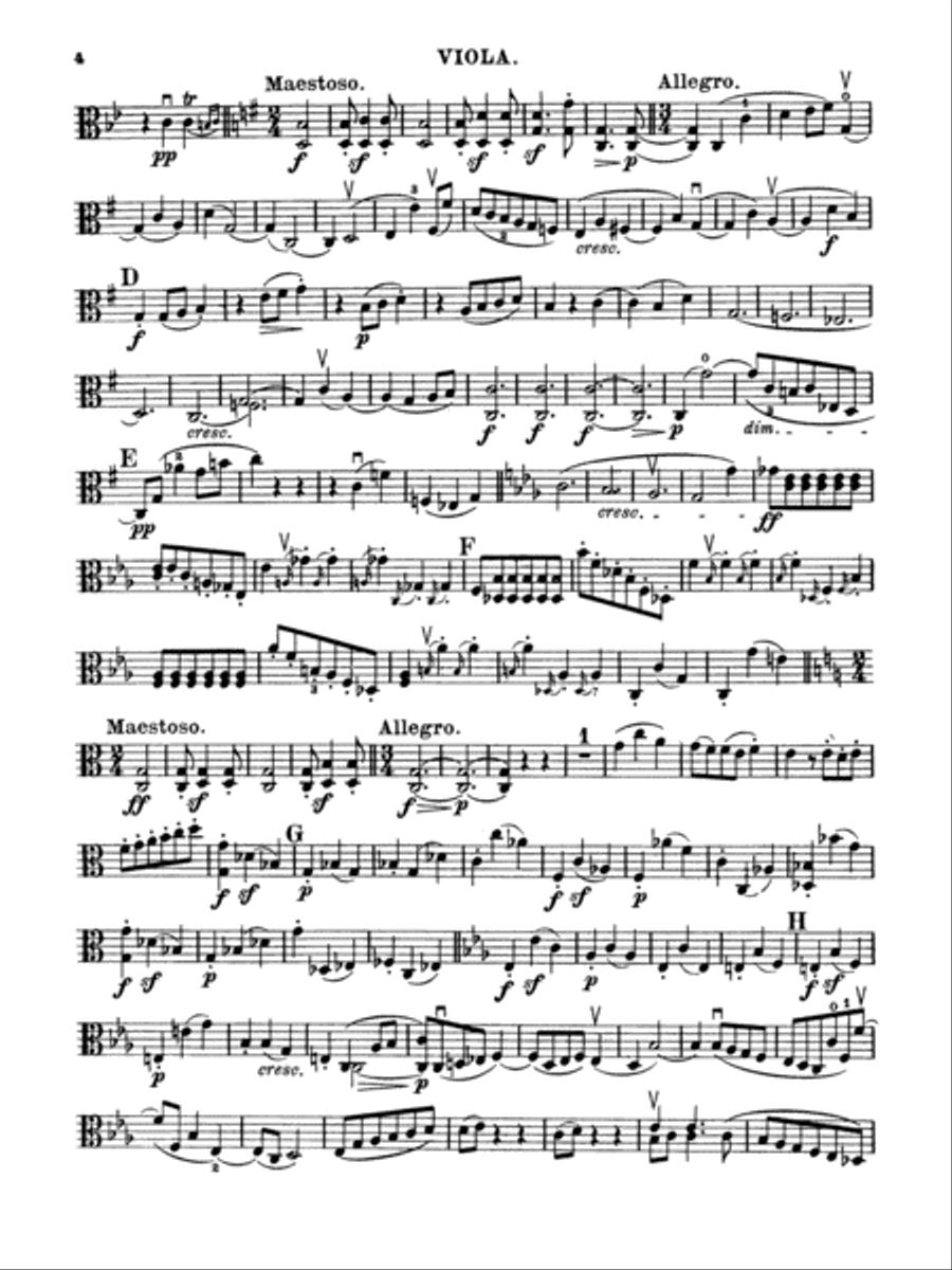 Beethoven: String Quartet, Op. 127 No. 12 String Quartet scores gallery preview page 2
