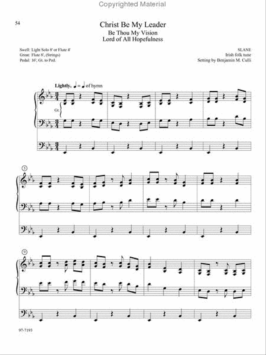 Musica Sacra: Easy Hymn Preludes for Organ, Vol. 5 image number null