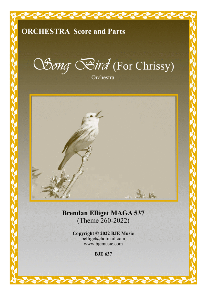 Song Bird (For Chrissy) - Cor Anglais with Orchestra image number null