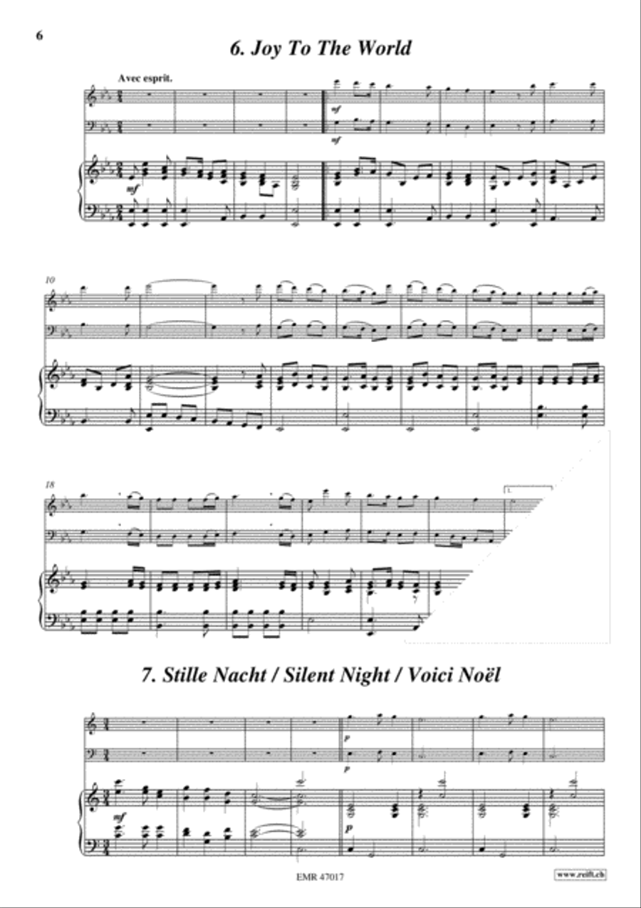28 Weihnachtsmelodien Vol. 1 + 2 Woodwind Duet scores gallery preview page 6
