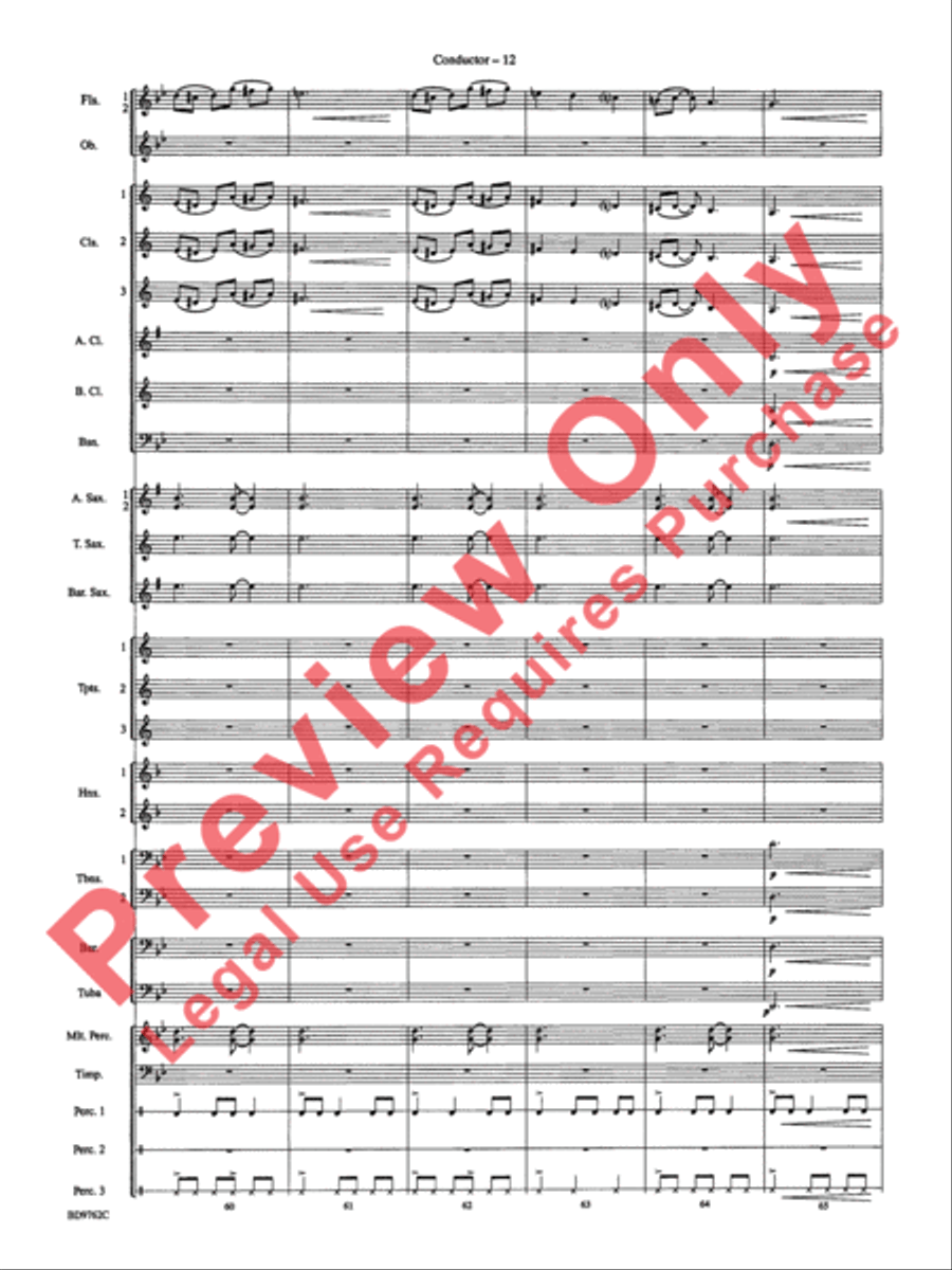 By Loch and Mountain Concert Band scores gallery preview page 15