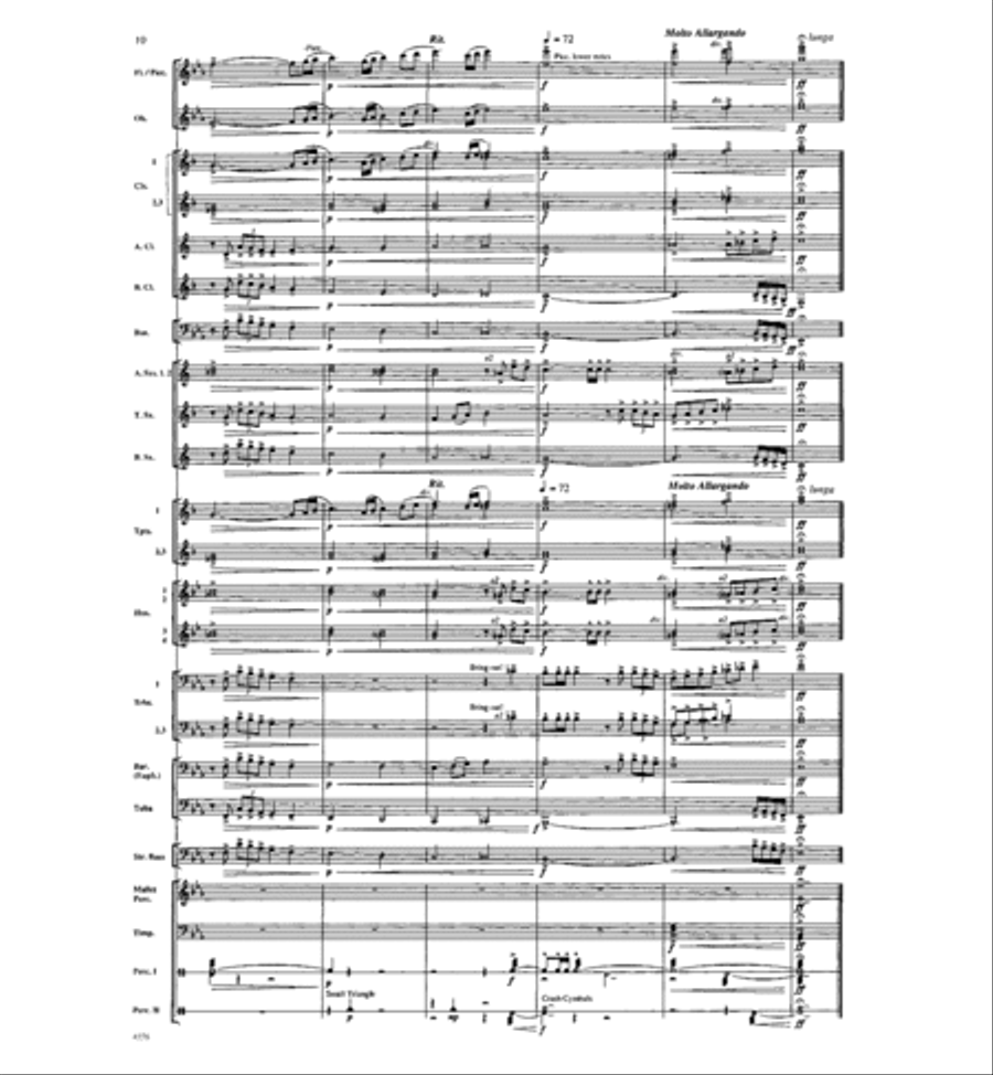 Where the River Flows Where the River Flows Concert Band scores gallery preview page 9