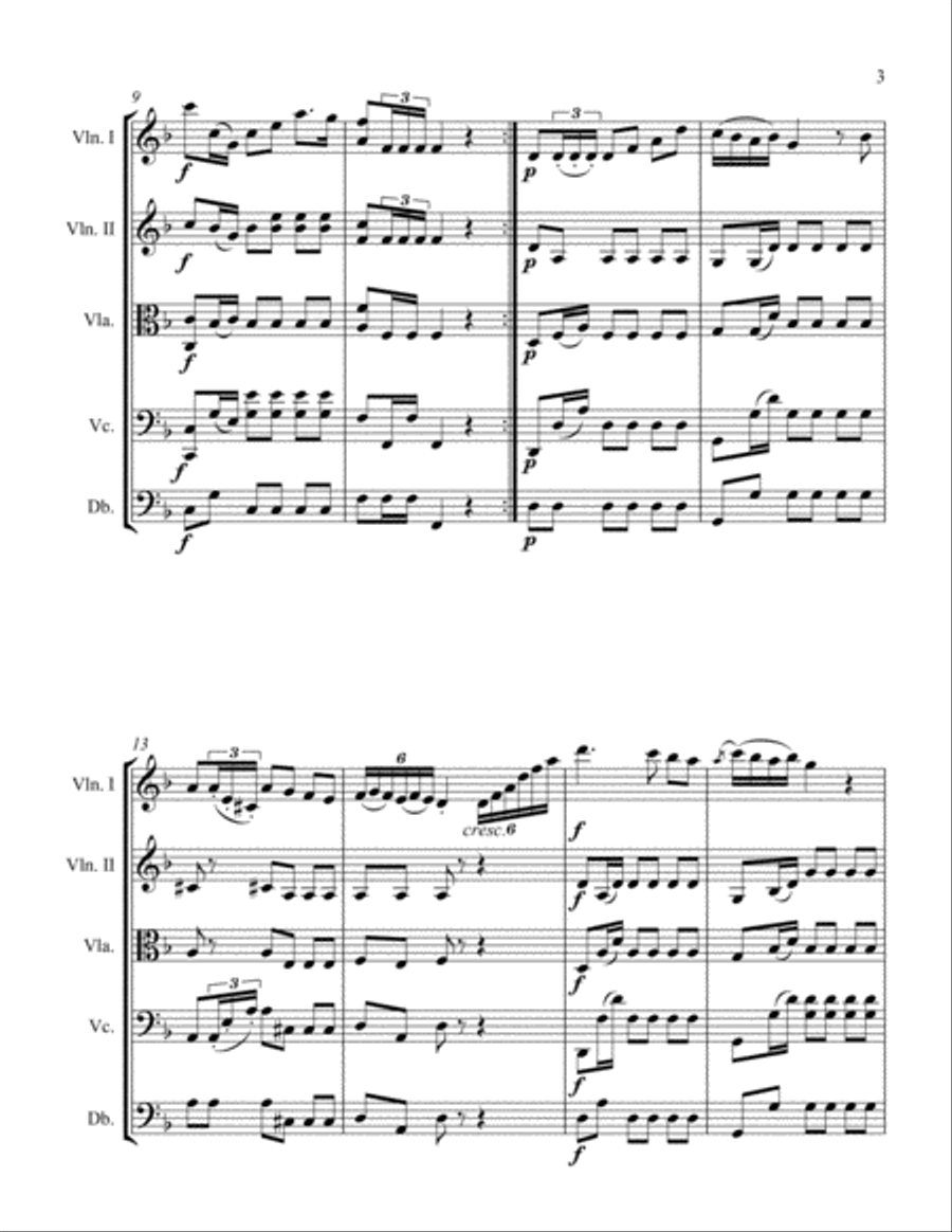 Bolero String Orchestra scores gallery preview page 3