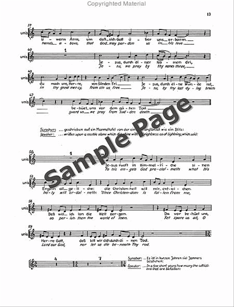 Der Tod Zu Basel Vocal Score 4-Part scores gallery preview page 16