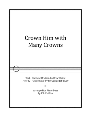 Crown Him with Many Crowns - Piano Duet