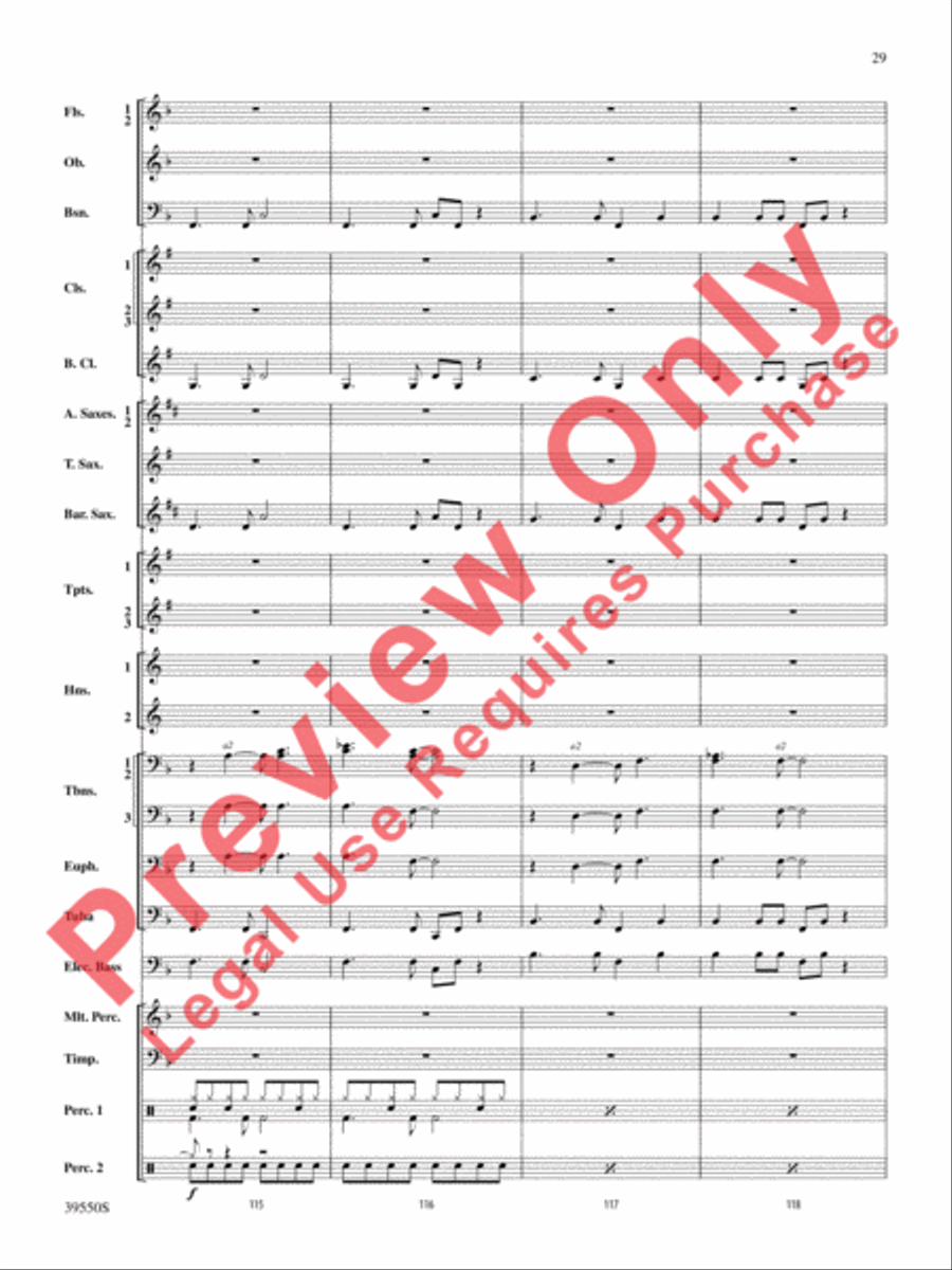 The Rolling Stones on Tour Concert Band scores gallery preview page 30