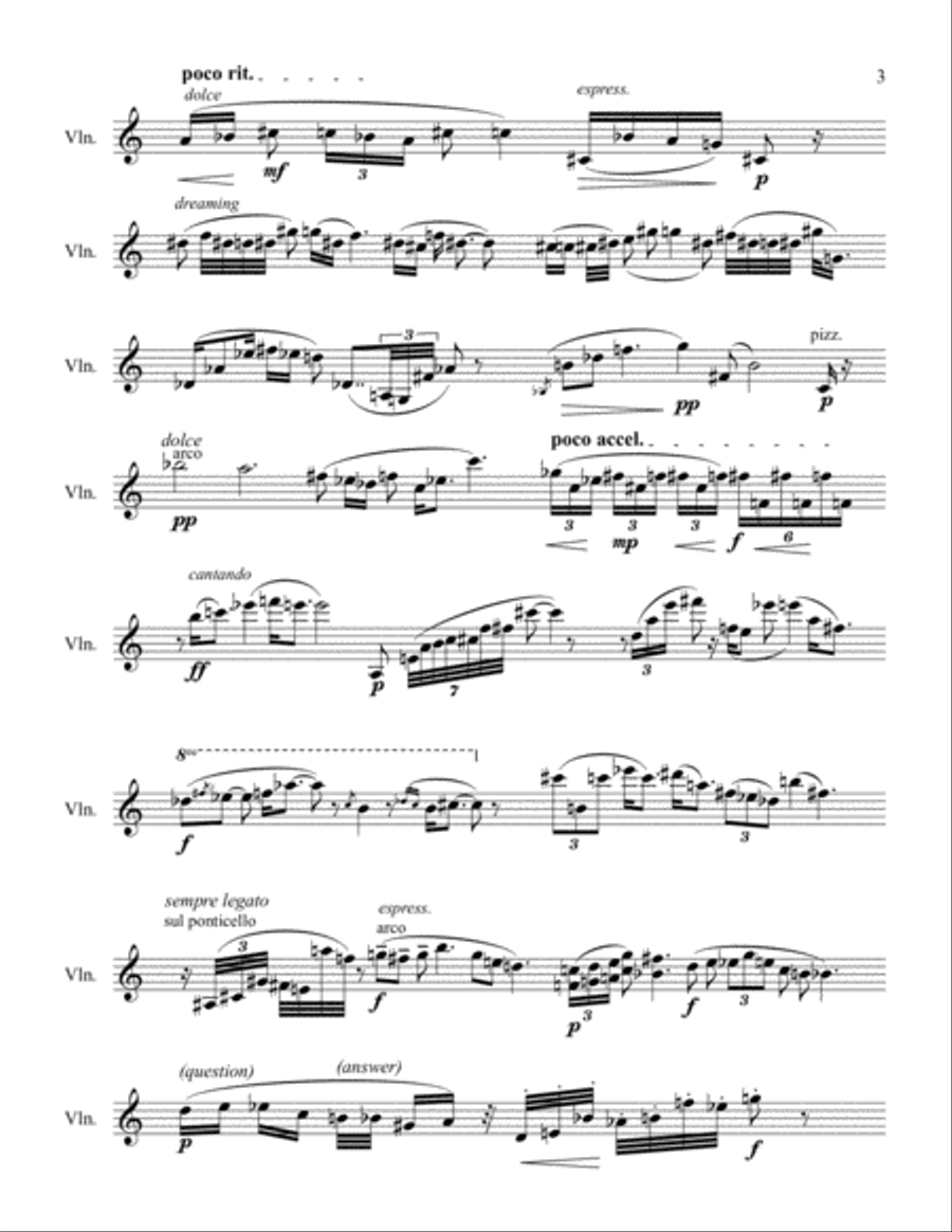 Melodia della terra (Melody of the Earth) Violin Solo scores gallery preview page 5