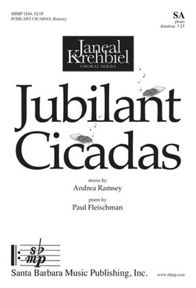Book cover for Jubilant Cicadas - SA Octavo
