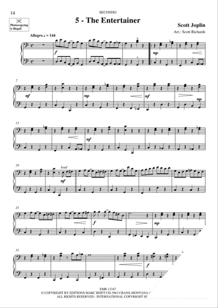 Piano Duets Greatest Hits Volume 2 - Easy Piano Duet scores gallery preview page 7