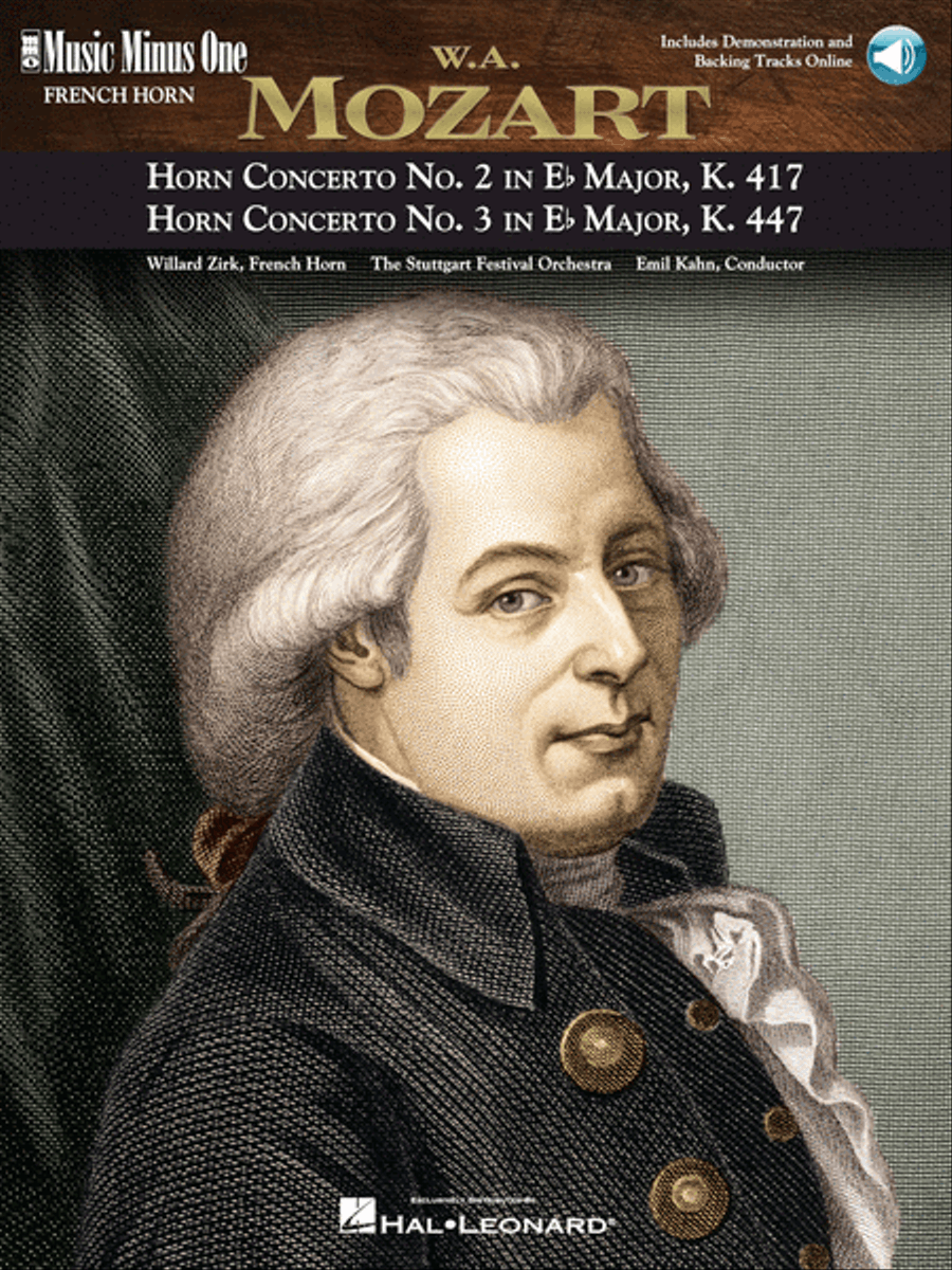 Mozart - Horn Concerto No. 2, KV417; Horn Concerto No. 3, KV447 Horn Solo scores gallery preview page 1