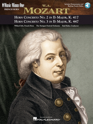 Book cover for Mozart - Horn Concerto No. 2, KV417; Horn Concerto No. 3, KV447