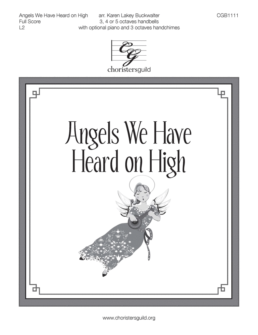 Angels We Have Heard on High Full Score Handbell Choir scores gallery preview page 1