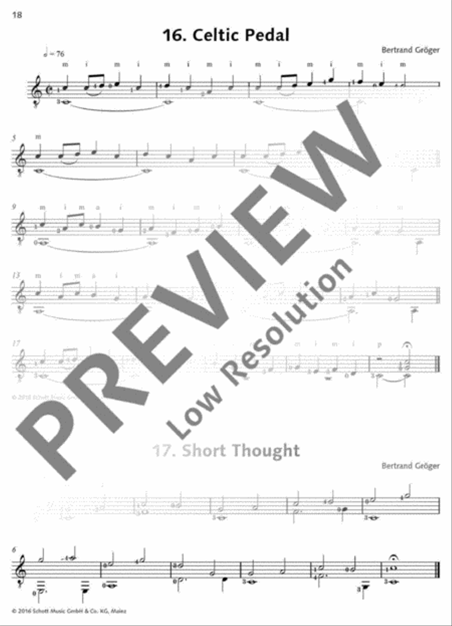 Progressive Etudes I Acoustic Guitar scores gallery preview page 19