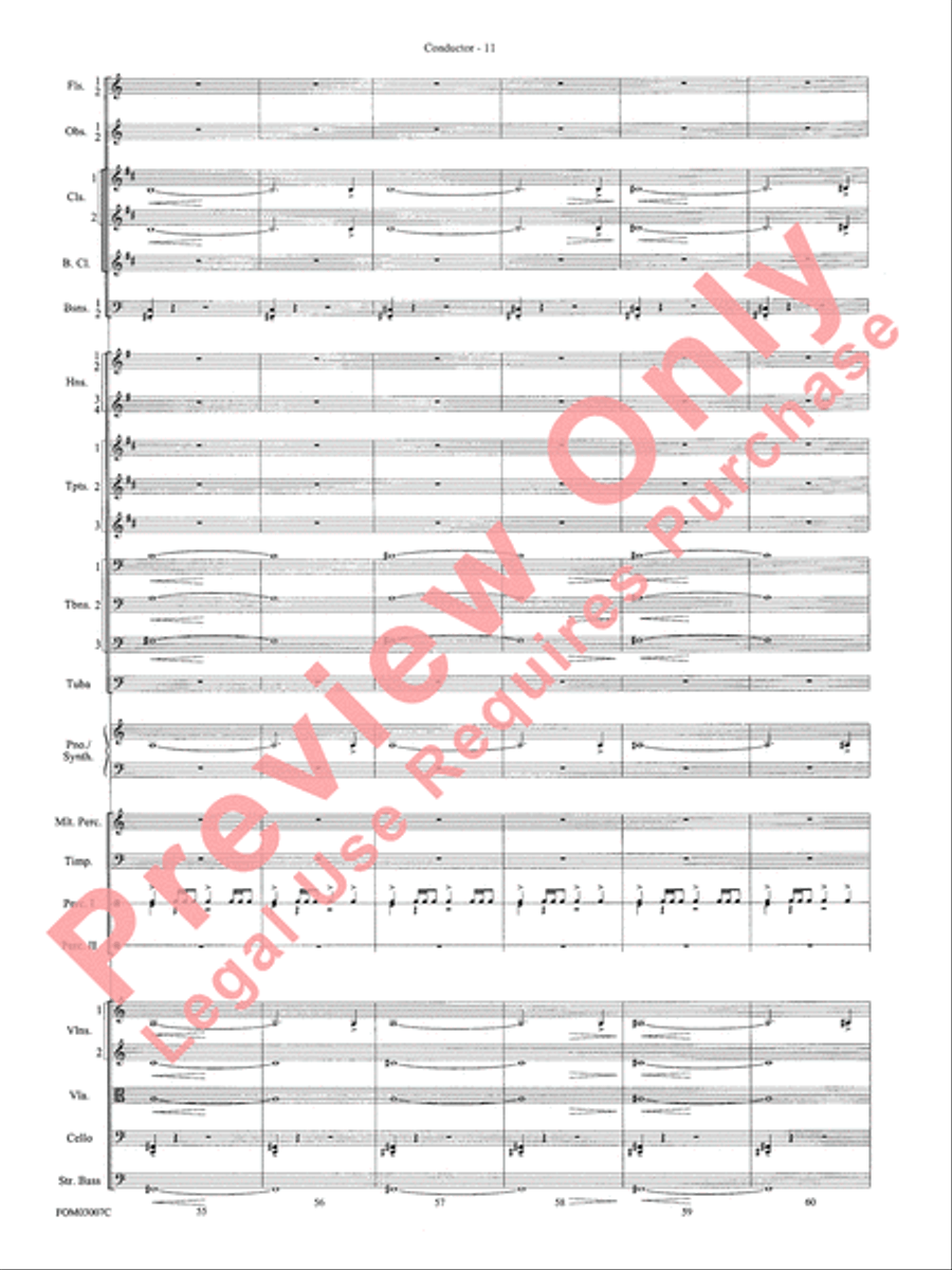 Symphonic Suite from Lord of the Rings: The Two Towers - Conductor Score Full Orchestra scores gallery preview page 13