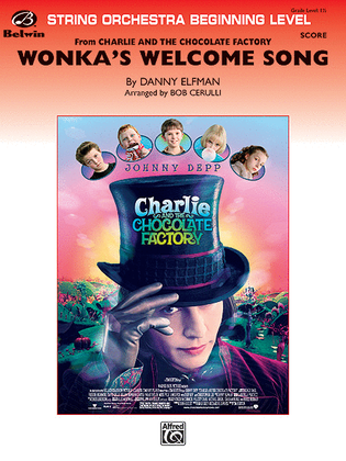 Book cover for Wonka's Welcome Song (from Charlie and the Chocolate Factory)