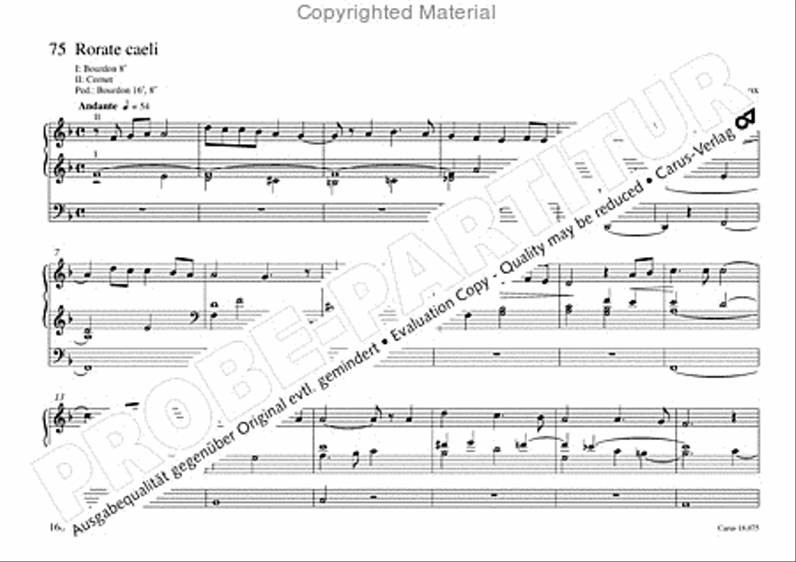 Freiburger Orgelbuch: Stammteil Organ Solo scores gallery preview page 169