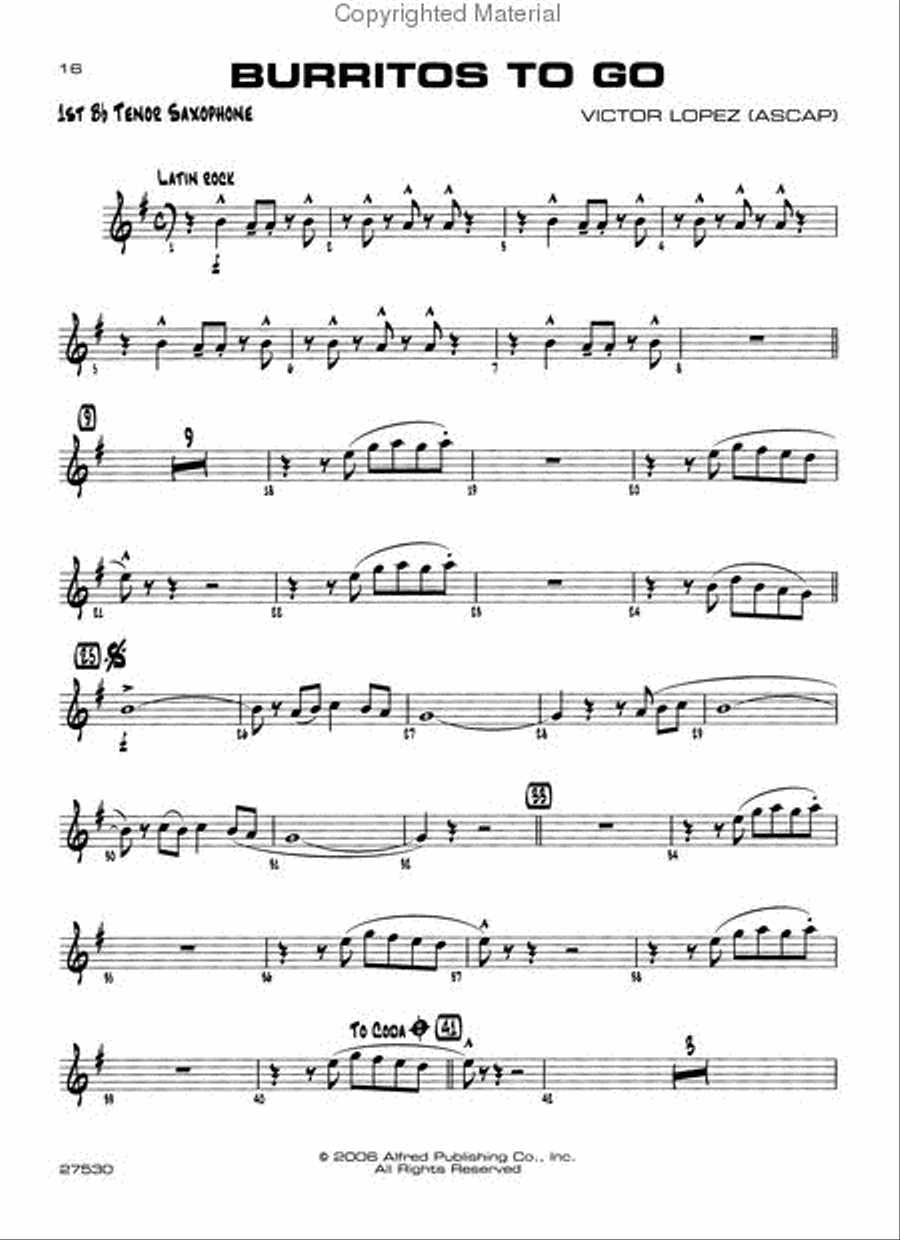 Sittin' In with the Big Band, Volume 1 Big Band scores gallery preview page 4