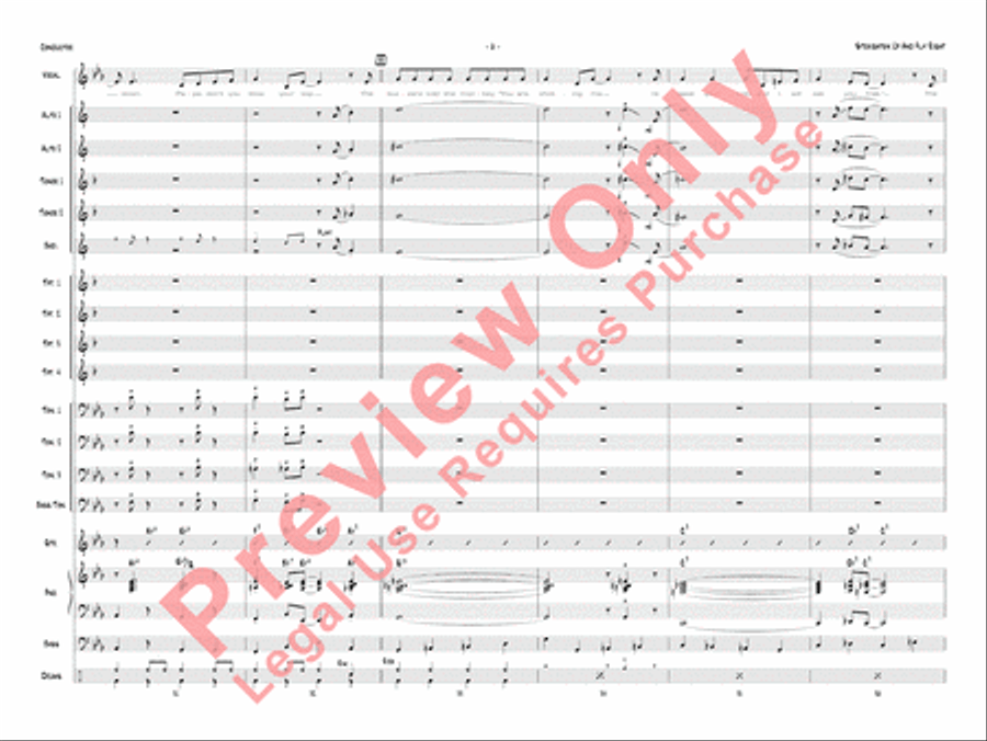 Straighten Up and Fly Right Jazz Ensemble scores gallery preview page 9