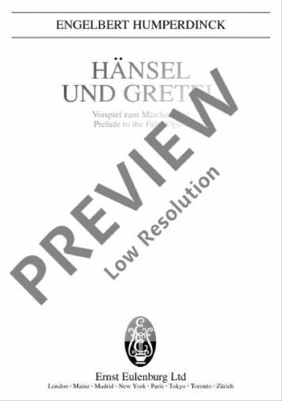 Hänsel und Gretel Orchestra scores gallery preview page 2