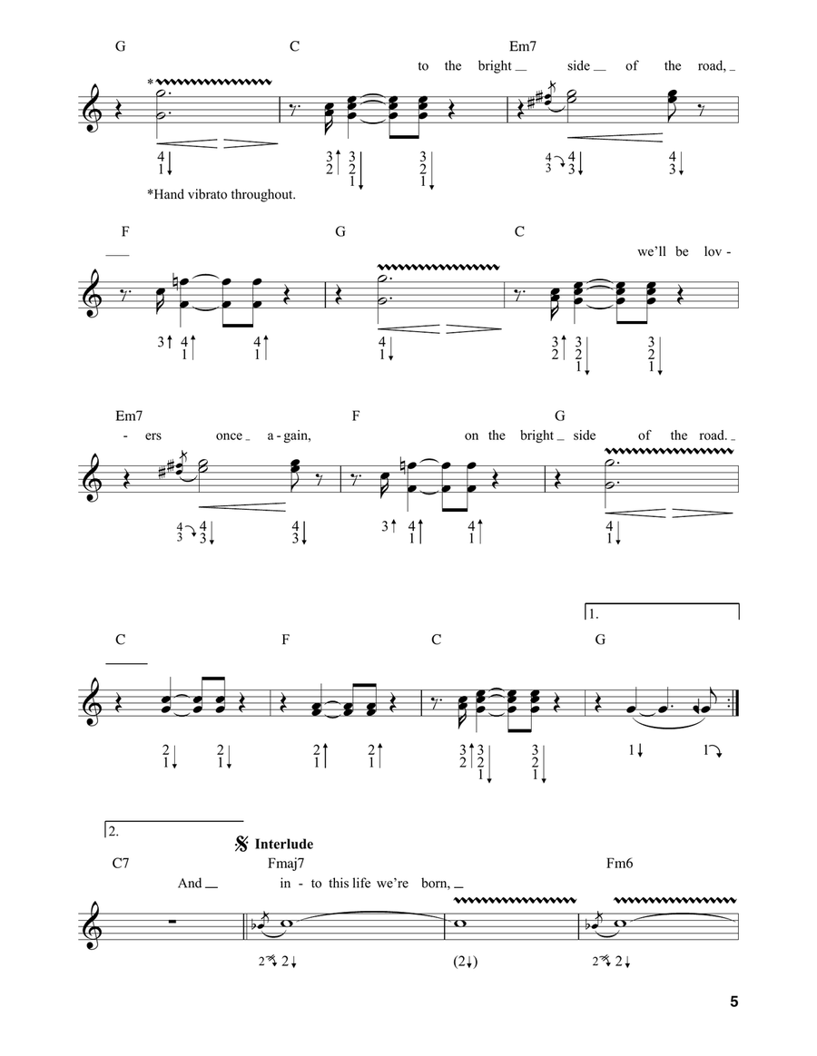 Bright Side Of The Road Bright Side Of The Road Harmonica scores gallery preview page 2