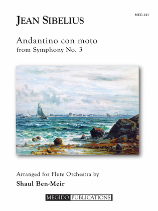 Book cover for Andantino con moto from Symphony No. 3 for Flute Choir