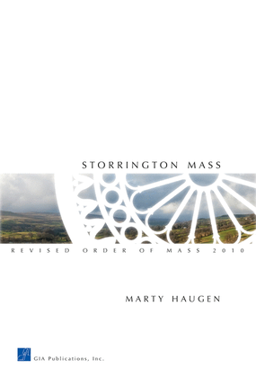 Book cover for Storrington Mass - Choral / Accompaniment edition