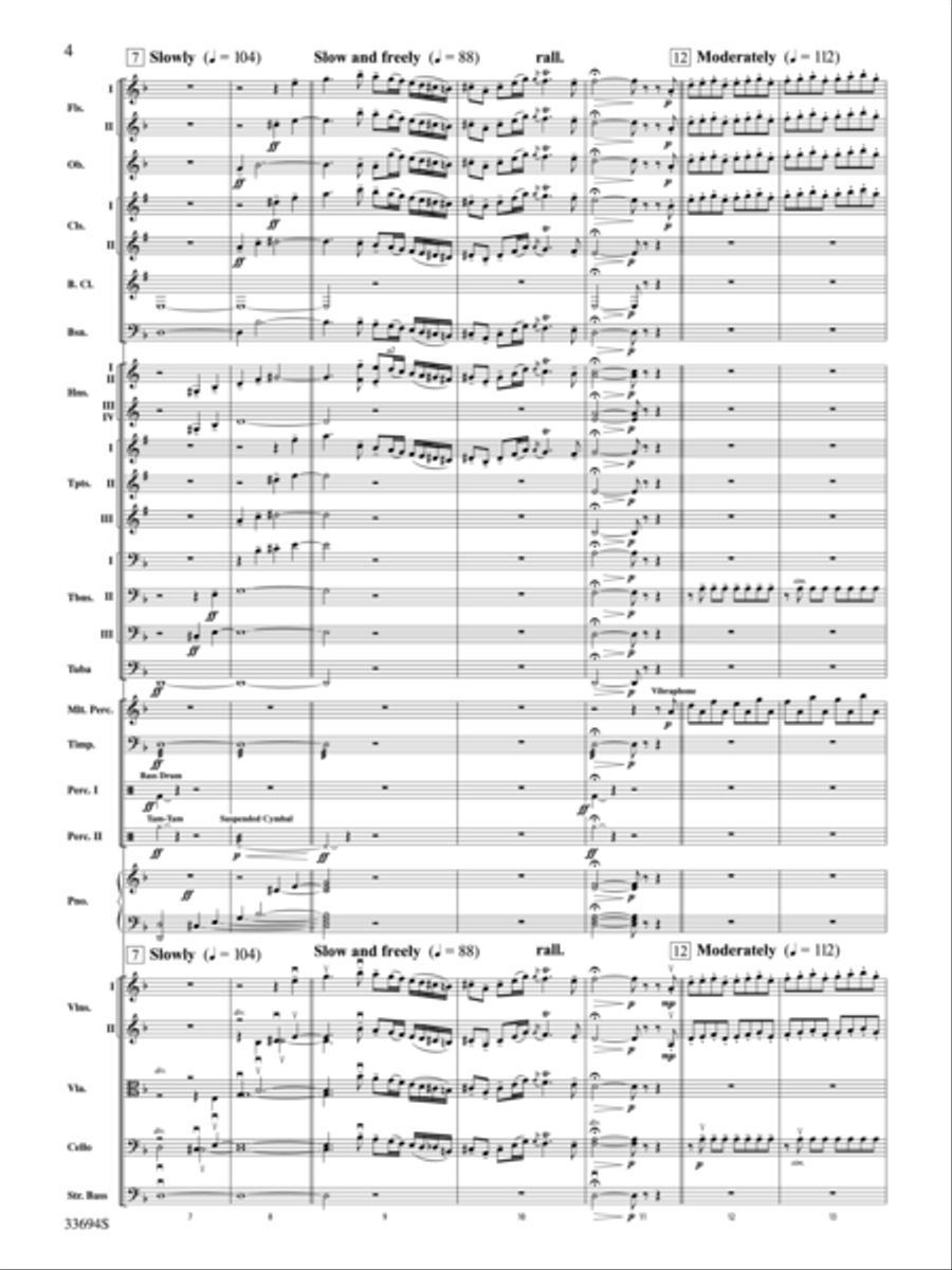 Toccata and Fugue in D Minor Full Orchestra scores gallery preview page 3