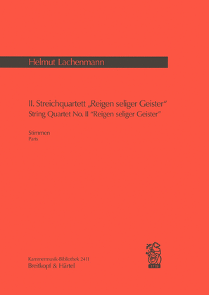Book cover for String Quartet No. 2 "Reigen seliger Geister"