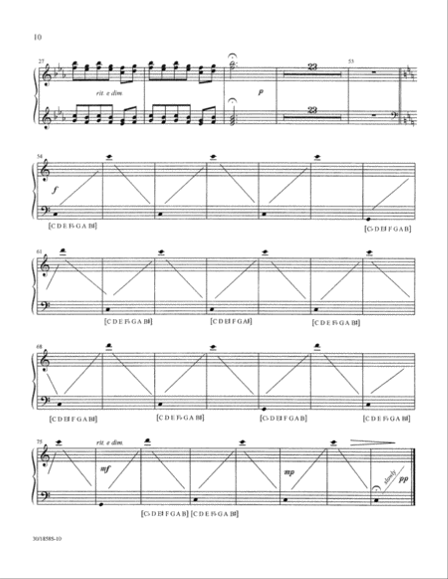 Glad Tidings of Great Joy - Harp Part Choir scores gallery preview page 12