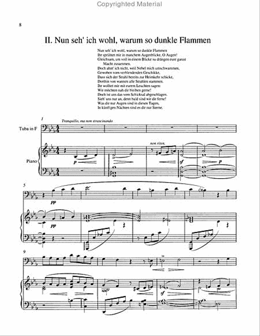 Kinder-Totenlieder Tuba scores gallery preview page 3