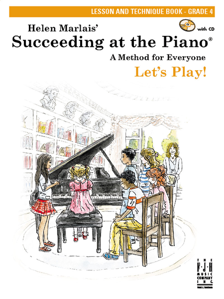Succeeding at the Piano! , Lesson and Technique Book - Grade 4 (with CD)