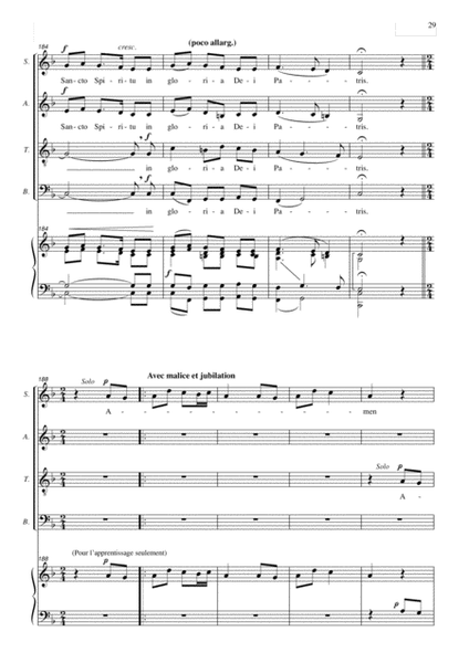 Missa Gallica (Choeur-Piano)