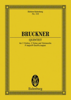Book cover for String Quintet in F Major